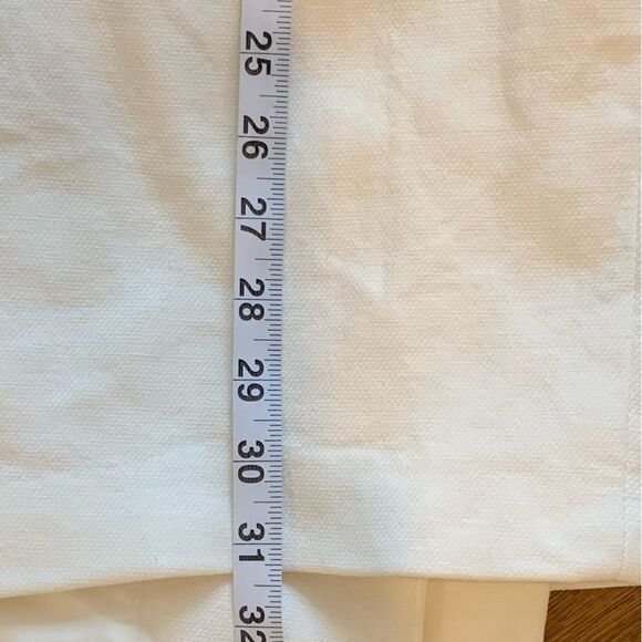 ZARA 100% cotton cream Peacoat balloon sleeves size M minimalist quiet luxury - Picture 10 of 12